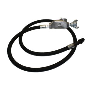 TX-4HW-1/2-HYD Hydraulic Hose Whip Assembly with MPT Bent Swivel