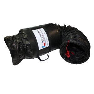 TX-SAC-N-GO-12-C Twelve Inch Electrically Conductive Ducting with Attached Storage Bag